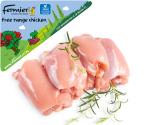 Fermier Free Range Chicken: Fermier™ Free Range Chicken Thighs Skinless Boneless 500g