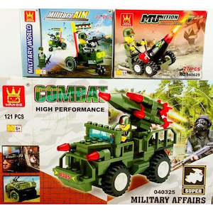 Online Tools: Combo Kit #1 - Military Combat 3pk Building Blocks Kit