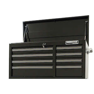 Powerbuilt Tool Boxes: 41" - 8 DRAWER LARGE TOOL CHEST - RACING BLACK