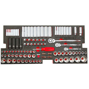 Powerbuilt Tool Boxes Tools: Powerbuilt 110pc Bit & Socket Tray