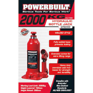 Powerbuilt Cat Jacks: Powerbuilt 2.2 Ton / 2000kg Bottle Jack