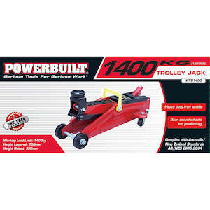 Powerbuilt Cat Jacks: Powerbuilt 1.54 Ton / 1400kg Trolley Jack