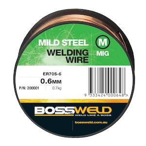 Bossweld Mig Wire - 0.6mm x 0.7kg