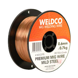 Mig Wire: Weldco Mig Welding Wire - 0.6mm x 0.7kg  Premium Mig Wire Mild Steel