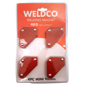 Welding Accessories: WELDCO WELDING MAGNET 4PC 4KG MINI