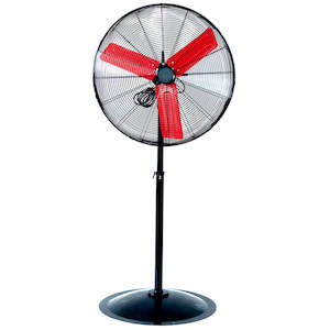 Powerbuilt 76cm High Velocity Pedestal Oscillating Fan