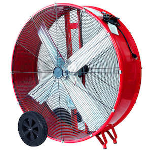 Industrial Fans: Powerbuilt 106cm High Capacity Belt Drive Barrel Fan