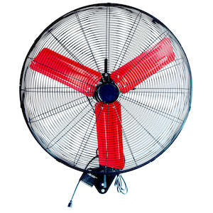 Industrial Fans: Powerbuilt 76cm High Velocity Wall Mount Oscillating Fan