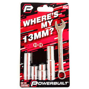 Powerbuilt Tool Sets Online Tools: WHERE IS MY 13MM - 5PC SOCKET & WRENCH SET