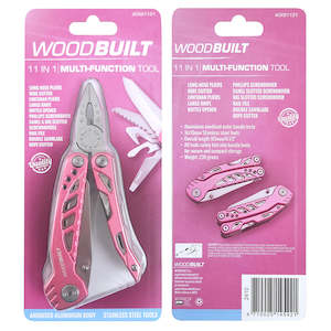 Outdoors: Woodbuilt Pink 11 In 1 Multi-Function Tool