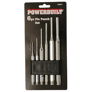Hammers: Powerbuilt 6pc Parallel Pin Punch Set
