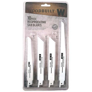 Woodbuilt 10pc Reciprocating Saw Blades