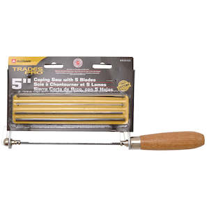 Cutting: Trades Pro Coping Saw with 5 Blades