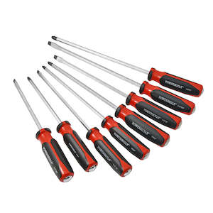 Screwdriver Bit Sets: Powerbuilt 8pc Long Reach ‘Go-Through’ Screwdriver Set