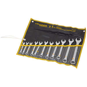 Wrenches Spanner Sets: Trades Pro 11pc Metric Ring and Open End Spanner Set