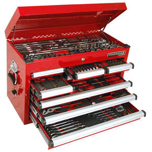 Powerbuilt Tool Boxes Tools: Powerbuilt 248pc Red Complete Tool Chest & Assorted Tools