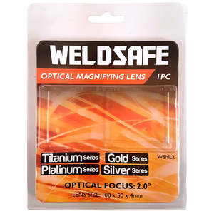 Helmets: WELDSAFE 1PC WELDING HELMET MAGNIFYING LENS - 3.0 DEGREE