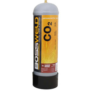 Welding Accessories: Bossweld 2.2 Lt Co2 Disposable Gas Bottle