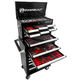 Powerbuilt 294pc Black Tool Chest, Roller Cabinet & Assorted Tools