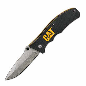 Outdoors: Cat® 190mm Drop-Point Folding Knife