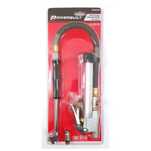 Air Accessories: Powerbuilt Professional Tyre Inflator with Gauge
