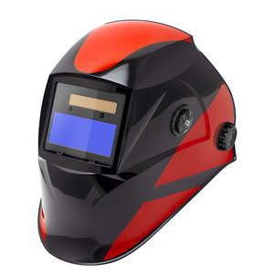 Helmets: Weldco 2-Sensor Welding Helmet Red/Black