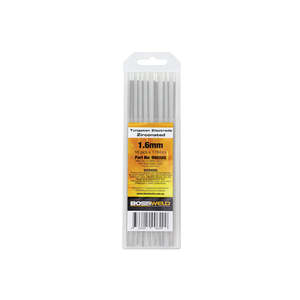 Bossweld Electrode Tungsten Zirconated - 2.4mm x 178mm 10pk