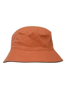 Brushed Sports Twill Bucket Hat with Sandwich Trim by Headwear