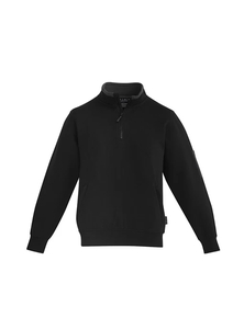 1/4 Zip Mens Brushed Fleece by Syzmik