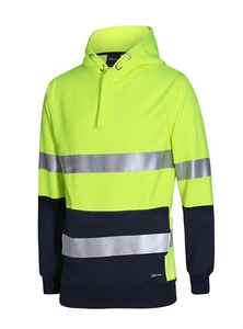 Hi Vis (D+N) 330g Pullover Hoodie by JB’s