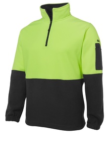 Products: Hi Vis 1/2 Zip Polar Fleece by JB’s