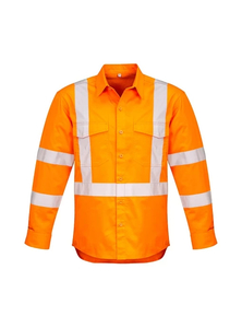 Hi Vis Mens X Back Taped Shirt by Syzmik