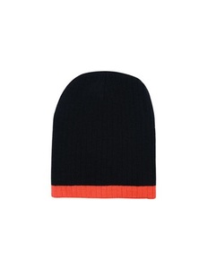 Products: Roll Down 2 Tone Acrylic Cable Knitted Beanie by Headwear