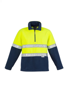 Hi Vis Mens Fleece Jumper – Hoop Taped by Syzmik