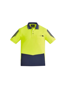 Hi Vis Flux Mens Polo by Syzmik