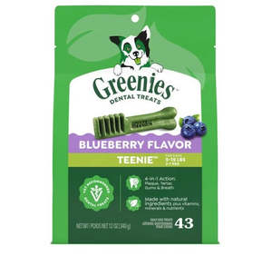 Greenies Dental Chews Blueberry For Teenie Dogs 43 Pack