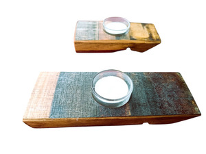Tea Light made from Upcycled Wine Barrels Woodnbits