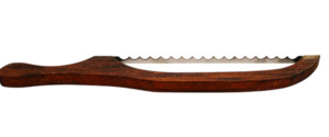 Kwila Bow Bread Knife Woodnbits