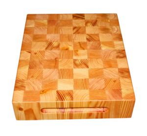 Products: End Grain Macrocarpa and NZ Oregon Chopping Board Woodnbits