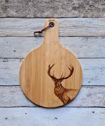 Serving Platters: Bamboo Cheese Board - Stag