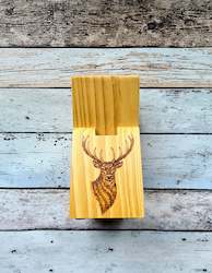 Gate Crate Deals: Wooden Knife Block - Stag
