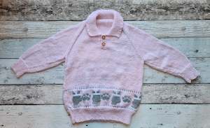 Knitware: Collie Jersey - Soft Pink
