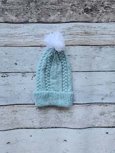 Knitware: Merino Hat - Light Green