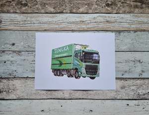 Original Paintings: Stock Truck Print