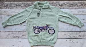 Knitware: Acrylic Jersey - Motorbike