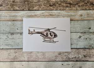 Helicopter Print