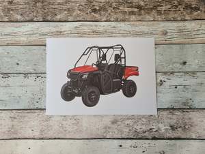 Original Paintings: Side by Side Print