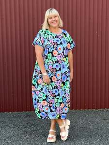 Elsey Dress - POP Water Colours