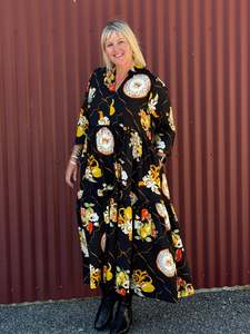 Jellicoe: Collar Tiered Dress -Plate Me Up