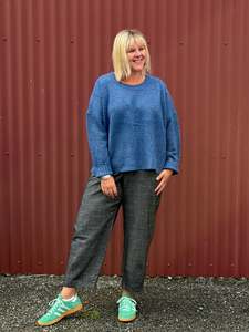Beaucoup Oversized Sweater - Denim